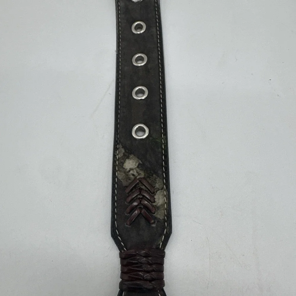 Nocona Western‎ Boys Belt Leather  Brown Camo N44190222 Size 20